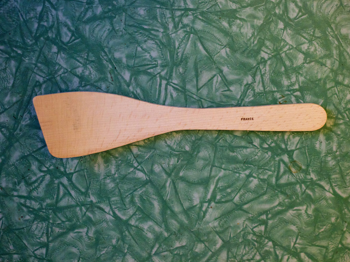 Wooden spatula, made in France