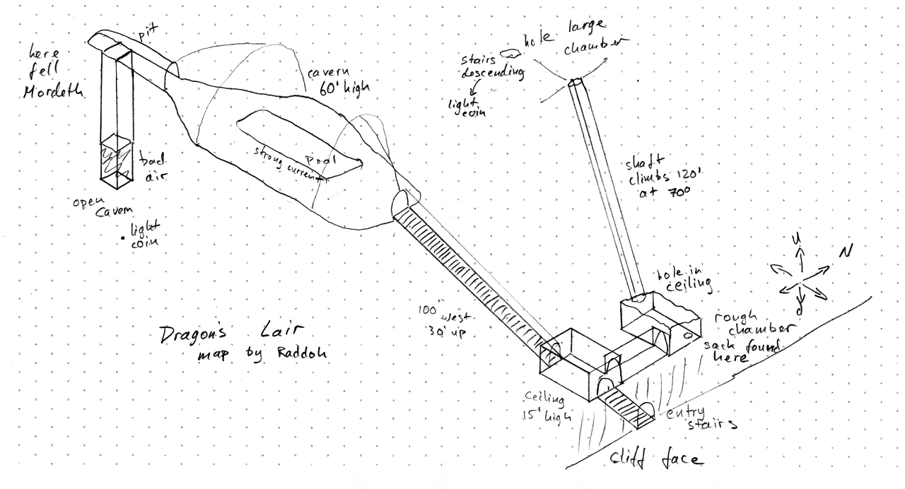 Dragon's Lair, Map by Raddoh